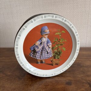 Small Vintage Mackintosh's Quality Street Tin With Doll Image