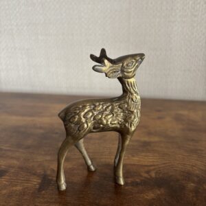 Vintage Brass Deer