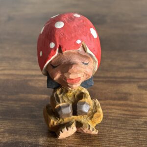 Vintage Henning Of Norway Hand Craved Wooden Troll