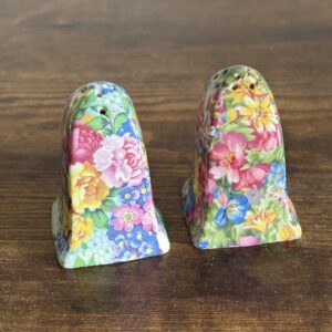 Chintz Salt and Pepper Pots - Imperfect