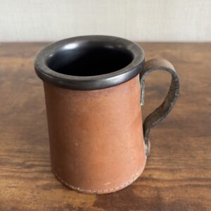 Vintage Leather & Ceramic Mug or Tankard