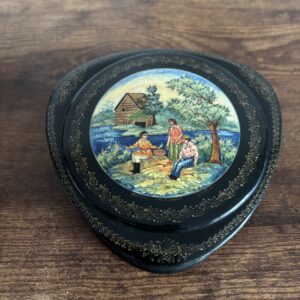 Black Lacquered Russian Box