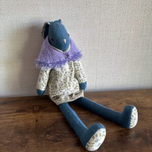 Hand Made Blue Rabbit
