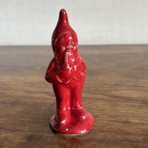 Red Ceramic Gnome