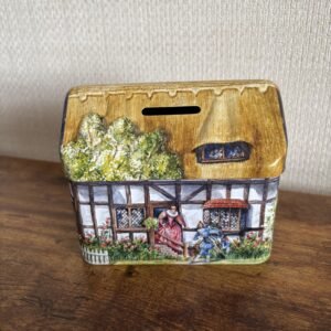 Churchill's Cottage Of Old England Thatched Cottage Money Tin