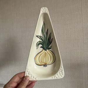 Wloclawek Polish Hand Painted Onion Dish