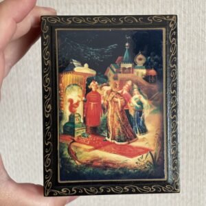 Russian Lacquered Box The Tale of Tsar Saltan