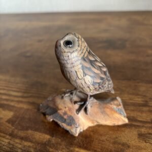 Wooden Owl On A Branch