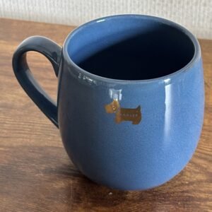 Radley Mug Blue With Gold Dog