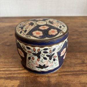 Vintage Tin - William Crawford & Sons Round Floral Tin