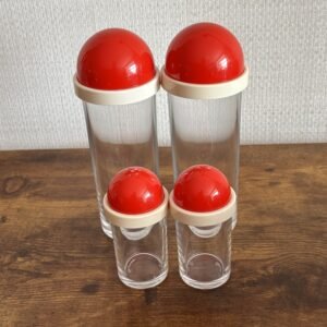 Vintage 4 Piece Condiment Set American Diner Style