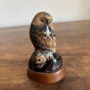 Hand Carved Owl Figure