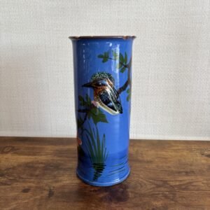 Torquay Pottery Kingfisher Vase - small chip on rim