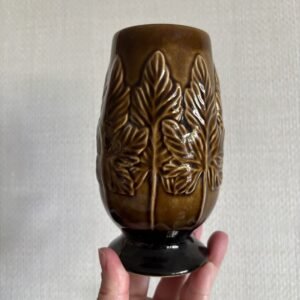 Vintage Sylvac Leaf Vase