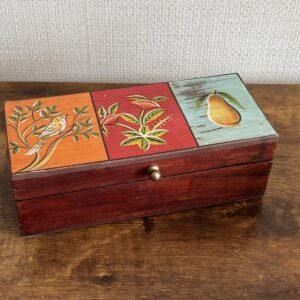 Hand Painted Wooden Box