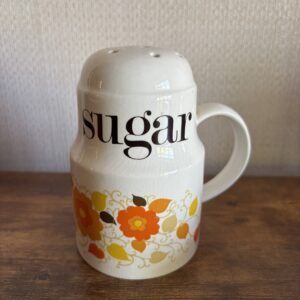Vintage Crown Devon Sugar Sifter Floral Design