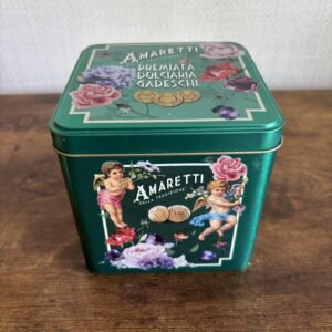 Turquoise Amaretti Tin