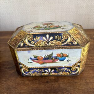 Vintage Tin - Floral Casket