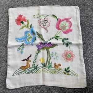 Hand Embroidered Cushion Cover A