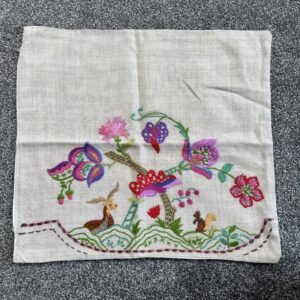 Hand Embroidered Cushion Cover C