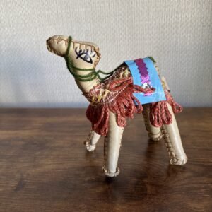 Vintage Camel Souvenir - Blue Saddle