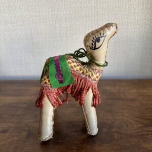 Vintage Camel Souvenir - Green Saddle