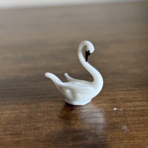 Miniature Glass Swan