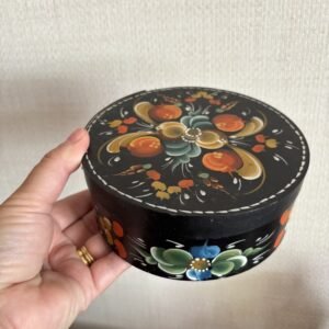 Hand Painted Floral Bentwood Box
