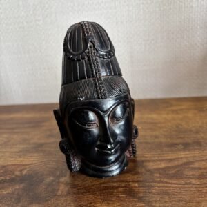 Black Resin Buddha Head