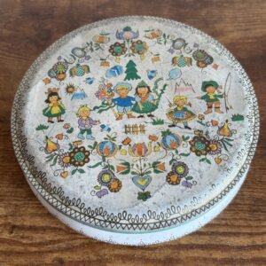 Vintage Tin - Edward Sharp & Sons Ltd Swiss Alps Design