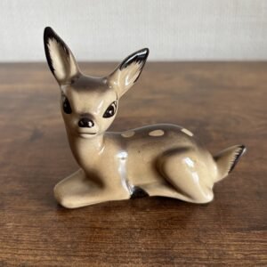Vintage Ceramic Fawn Figure