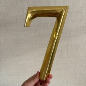 Wooden Gold Number - 7