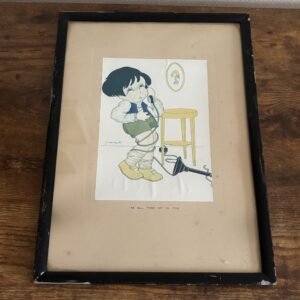 I'm All Tied Up - M Vanasek Vintage Framed Print