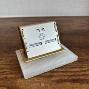 Vintage Perpetual Desk Calendar