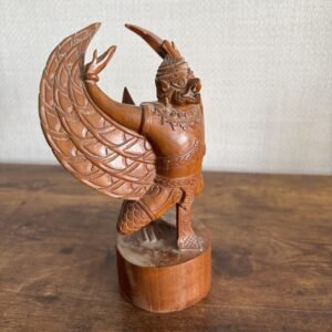 Vintage Indonesian Bird God Wooden Carving