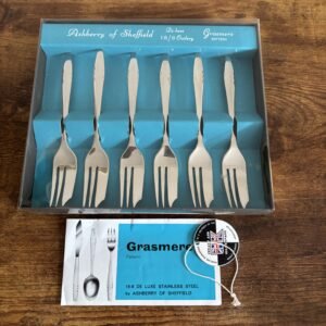 Ashberry Of Sheffield Grasmere Pattern Cake Forks
