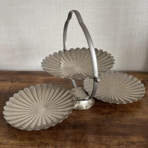 Vintage 3 Tier Folding Serving Dish