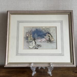 Flower of The Peony Warwick Goble Framed Print