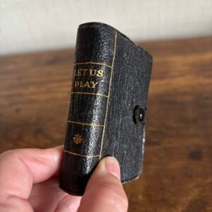 Let Us Play - Leather  Card Case & De La Rue Cards