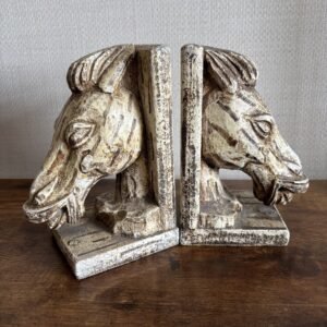 Pair Of Horse Head Bookends