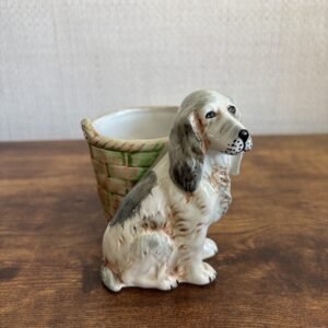 Vintage Royal Art Pottery Spaniel Dog Planter
