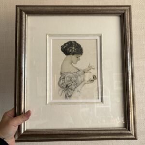 His Gift by Harrison Fisher Framed Print