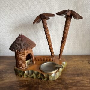 Vintage Souvenir Palm Tree Ashtray