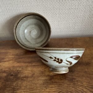 Set of 2 Japanese Pottery Bowls