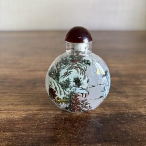 Chinese Reverse Painted Snuff Box A