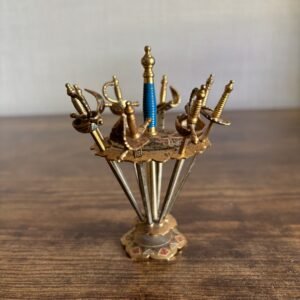 Vintage Toledo Cocktail Stick Holder