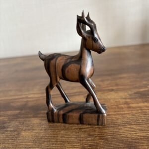 Hardwood Hand Crafted Deer
