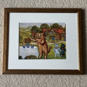 Louis Wain Cats Framed Print- Tea Party On The Lawn