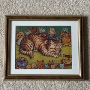 Louis Wain Cats Framed Print- Surprised Cats