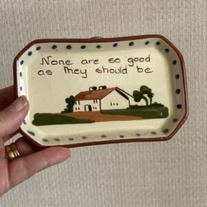 Torquay Ware (Motto Ware) Rectangular Plate